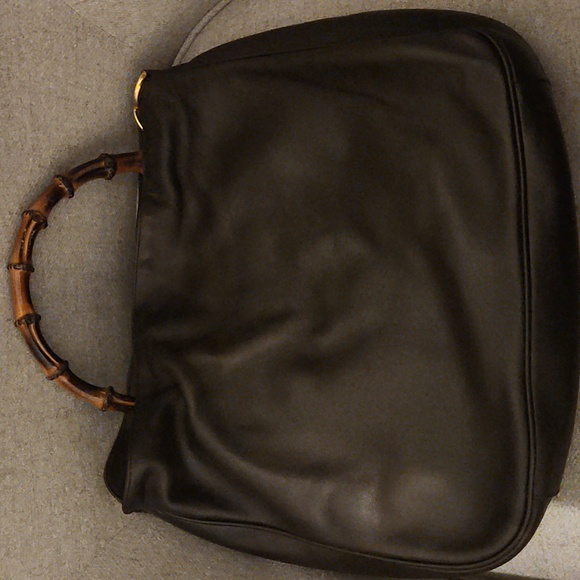 Vintage Gucci Diana Hobo bamboo leather purse - Picture 4 of 7
